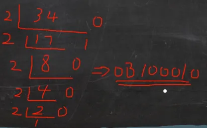 十进制转二进制