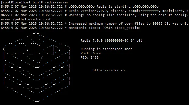 redis-server命令启动